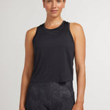 ALRN CROP MESH SINGLET