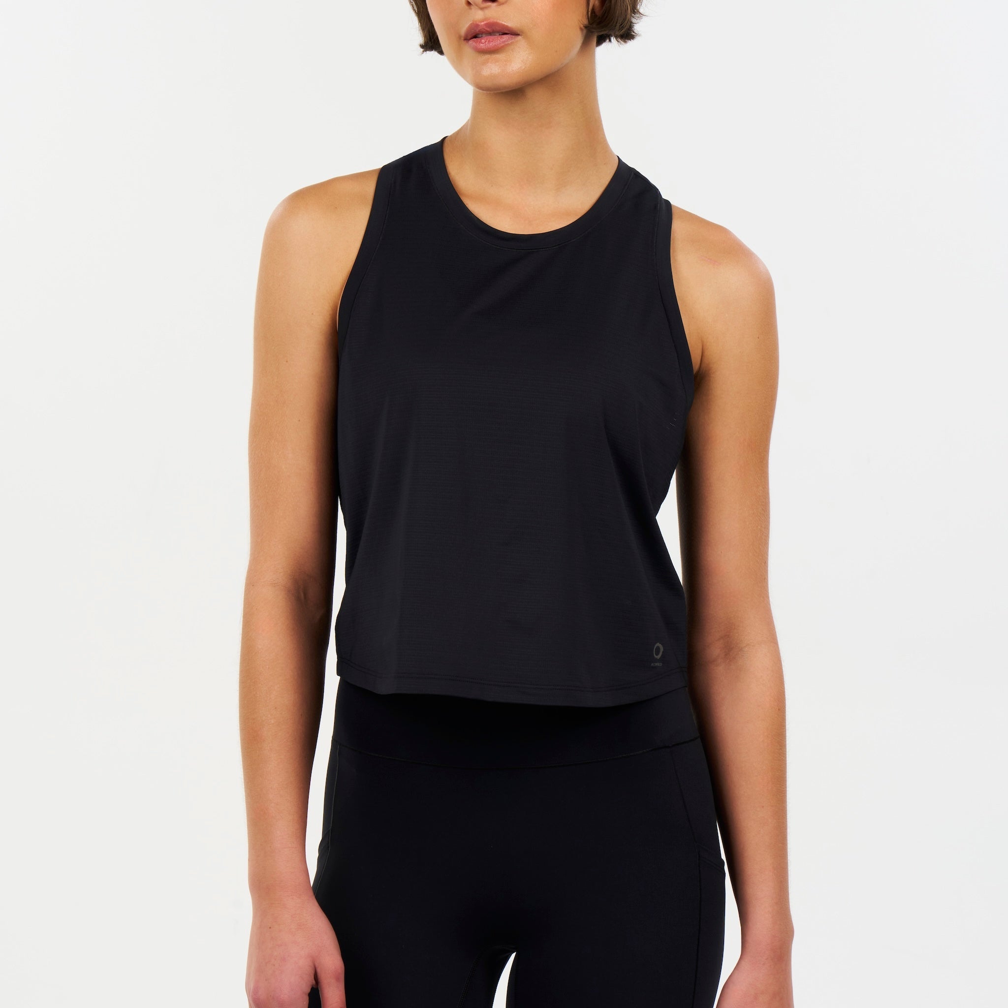 ALRN CROP MESH SINGLET
