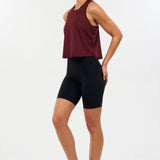 ALRN CROP MESH SINGLET