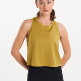 ALRN CROP MESH SINGLET