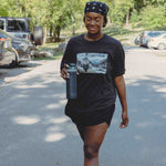 Reality Run Perspective Tee in Charcoal, back print