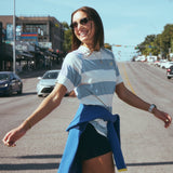 Unisex Ellis Tee – Chambray Blue