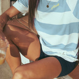 Unisex Ellis Tee – Chambray Blue